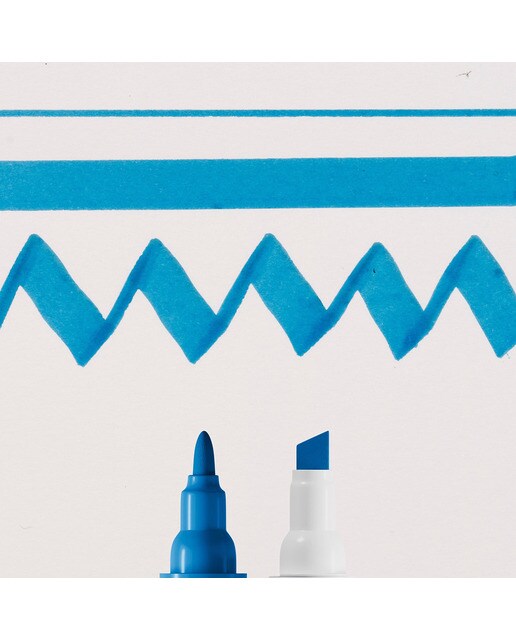 Caneta alimentar Ecoline Talens de ponta dupla azul ultramarino escuro Azul-escuro-3