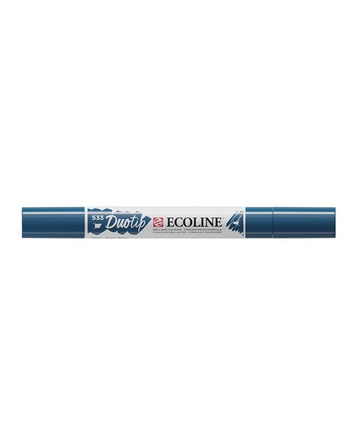 Caneta de Feltro Ponta Dupla Ecoline - Índigo Índigo-2