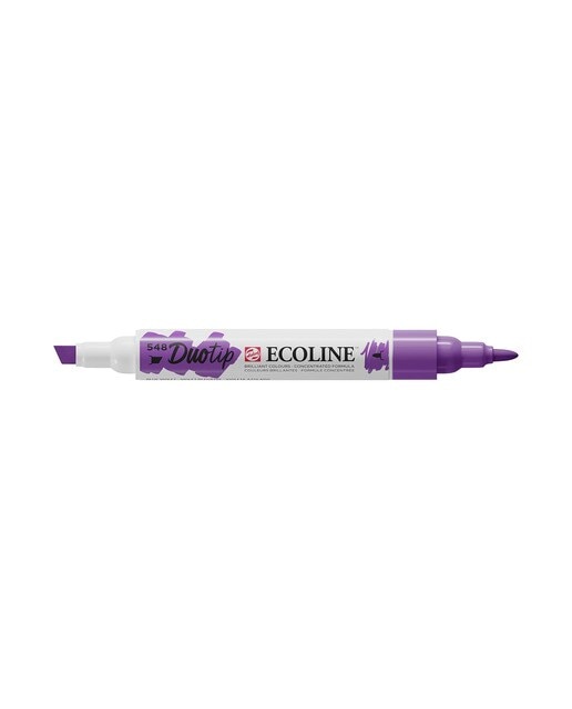 Caneta de Feltro Ponta Dupla Ecoline - Violeta Azul Violeta Azul-1