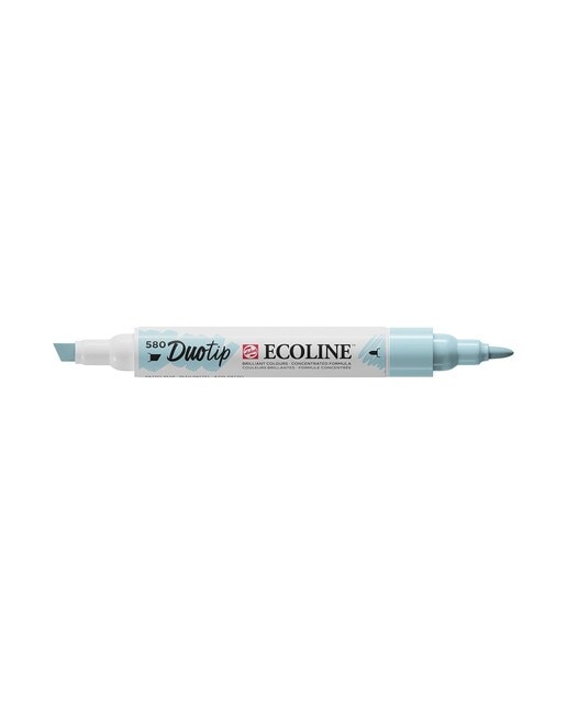 Caneta de Feltro Ponta Dupla Ecoline - Azul Pastel Azul-pastel-1