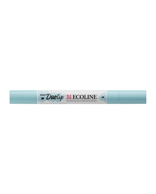 Caneta de Feltro Ponta Dupla Ecoline - Azul Pastel Azul-pastel-2