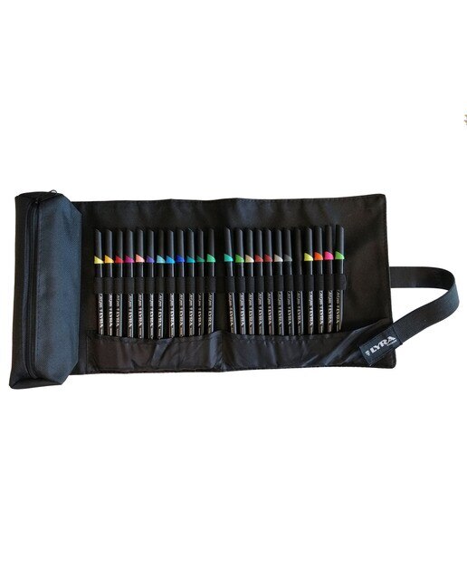 Estuche enrollable de tela 24 unidades Art Pen Lyra 2