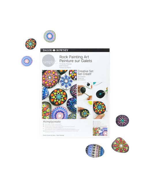 Conjunto Criativo Rock Painting Simply 7