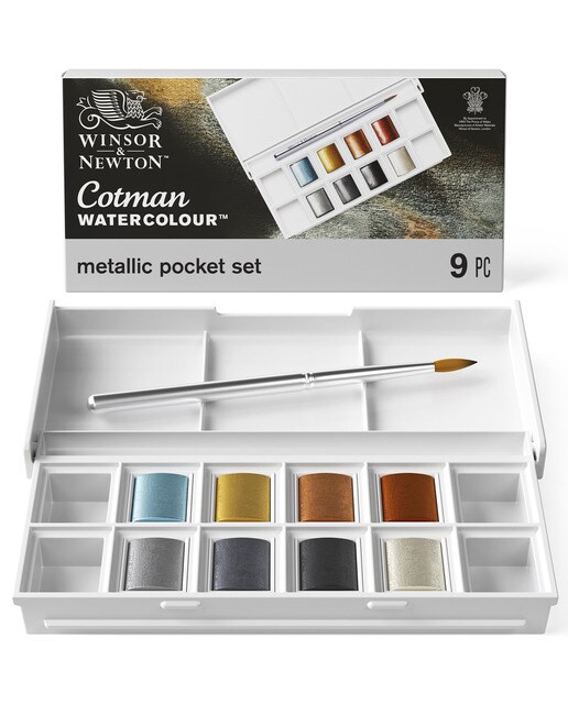 Conjunto de Aguarela Cotman Multicolor-1