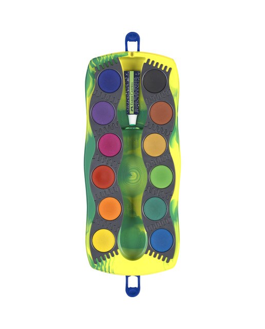 Caixa 12 Aguarelas com Cores Intercambiáveis Connector Multicolor-3