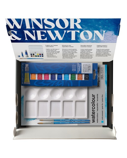 Conjunto de iniciação aguarela Cotman Winsor&Newton 2