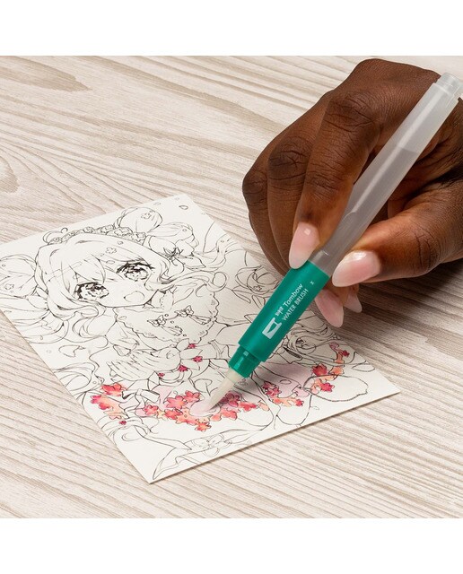 Conjunto Manga Kacho Fugetsu Manga flor Tombow multicorido 6