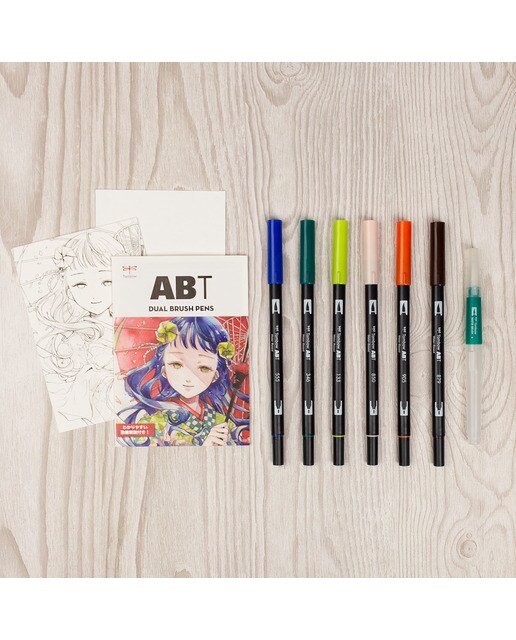 Conjunto Manga Kacho Fugetsu vento Tombow multicorido 2
