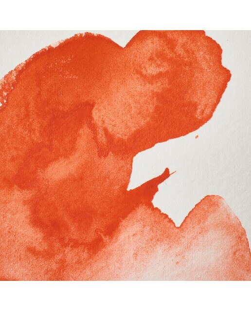 Meia pastilha de aguarela professional Winsor&Newton Laranja Fields 2