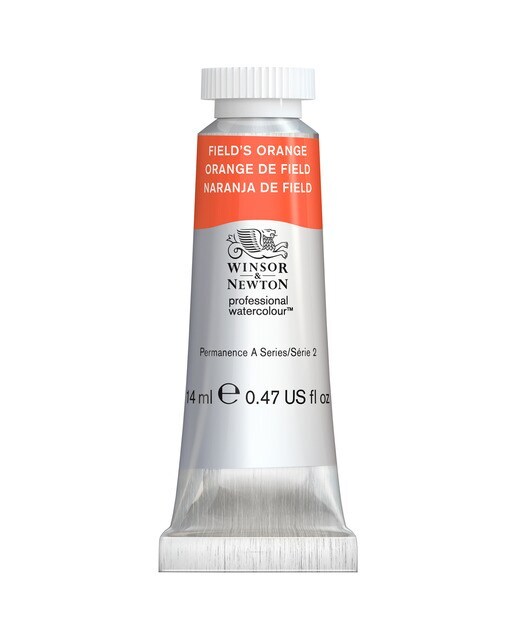 Tubo acuarela profesional 14 ml Winsor&Newton Naranja Fields