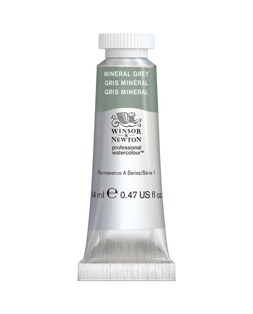 Tubo de aguarela profissional 14 ml Winsor&Newton Cinzento Mineral Cinzento-1