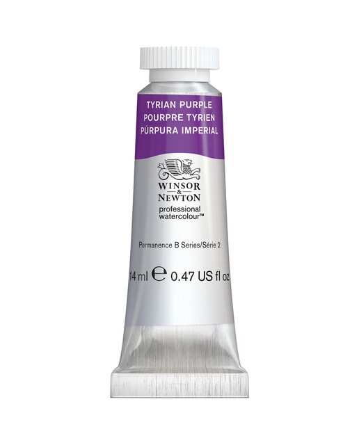 Tubo acuarela profesional 14 ml Winsor&Newton Purpura Imperial Purpura-1