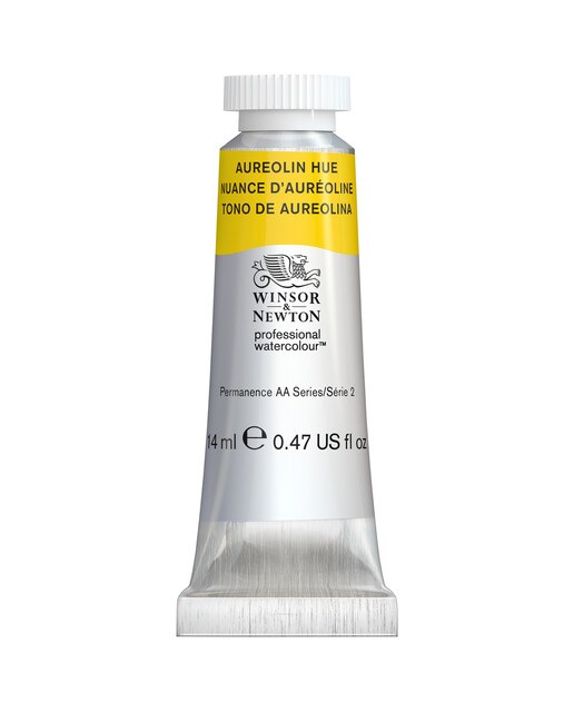 Tubo de aguarela profissional 14 ml Winsor&Newton Sombra Aureolina 1