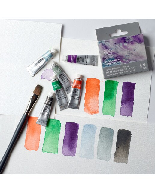 Set de 6 tubos de aguarela profissional Winsor&Newton 5