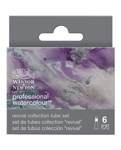 Set de 6 tubos de aguarela profissional Winsor&Newton 6