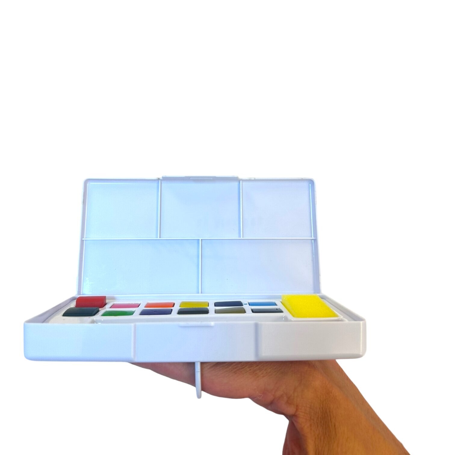 Caja 12 acuarelas colores pocket Artist Alex Bog Blanco / Negro-2