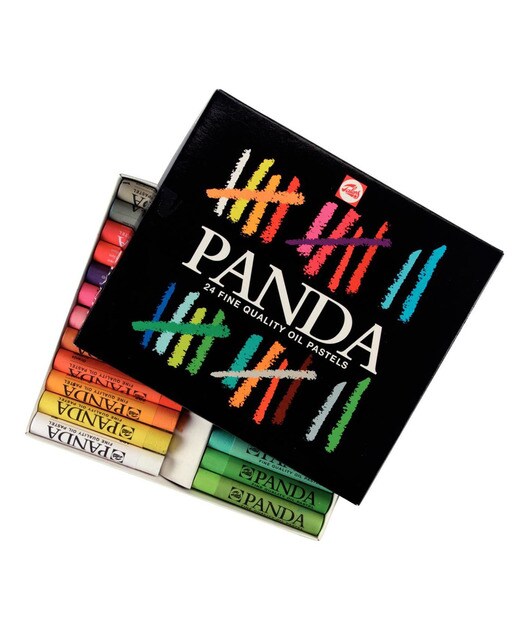 Conjunto de 24 barras de cores de pastel a óleo multicolor 1
