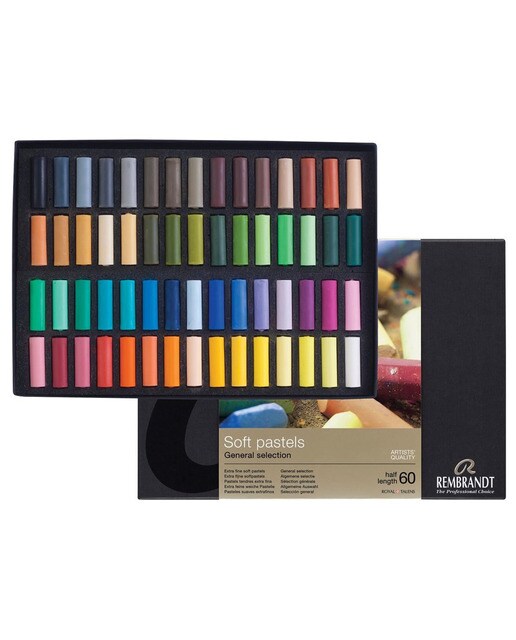 Conjunto de prestígio de 60 meias barras de pastel multicolor 1