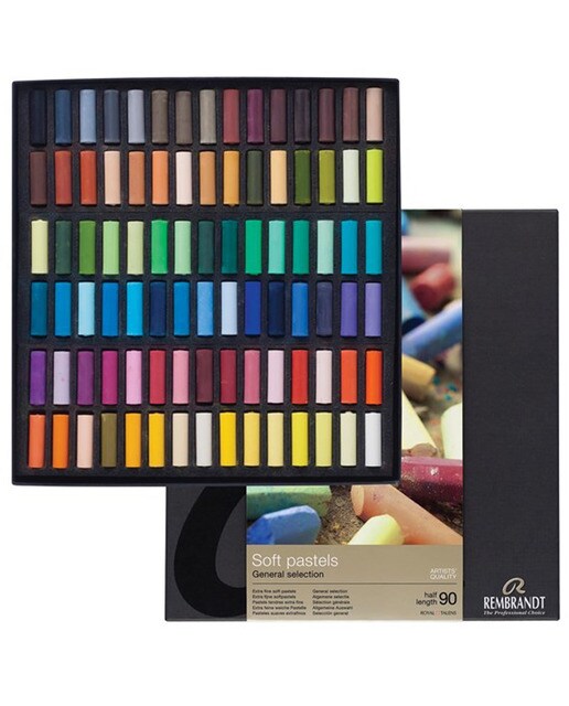 Conjunto profissional de lápis pastel suaves Rembrandt 3