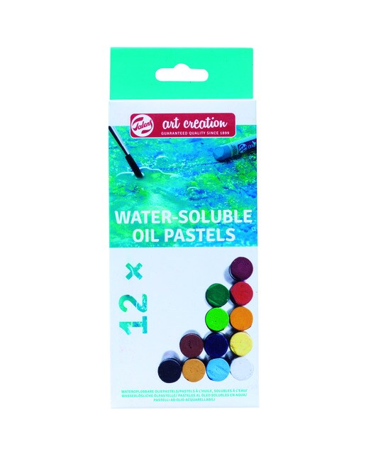 Imagen 0 de Set de Doce Barras de Pastel Artcreation Al Oleo Soluble Al Agua Artcreation Multicolor