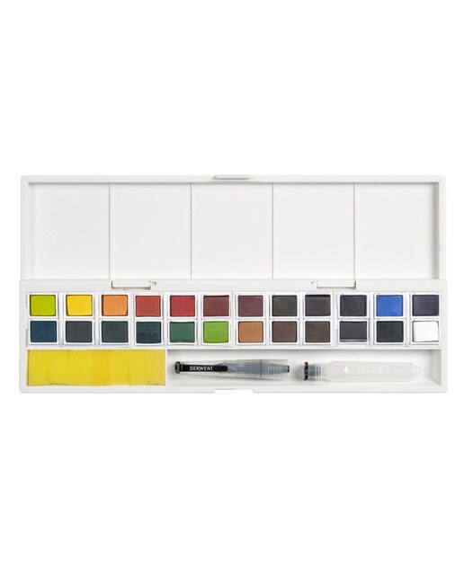 Caixa de 24 Pastilhas de Tinta Inktense 1