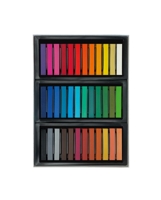 Estojo de 36 Pastéis Suaves Multicolor-2