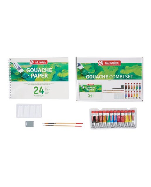 Conjunto de 12 Têmperas Talens - Multicolor Multicolor-2