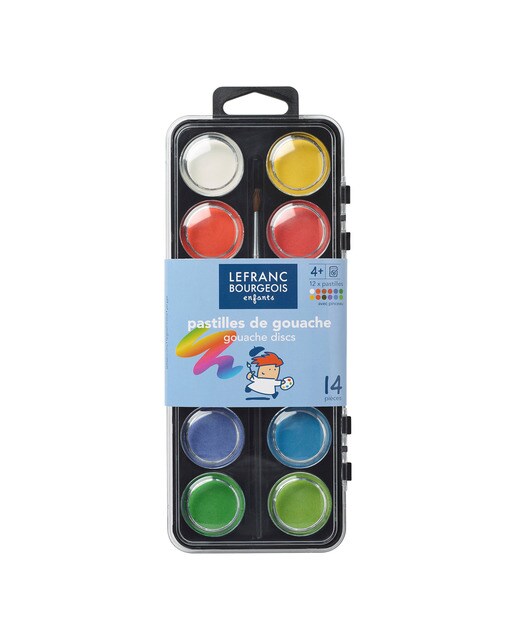 Caixa de 12 pastilhas de têmpera de 28 mm + pincel 1
