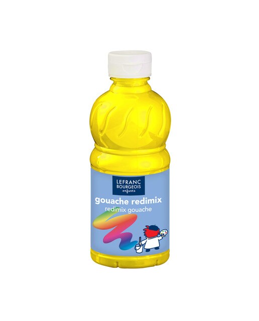 Frasco de guache de 250 ml amarelo primário 1