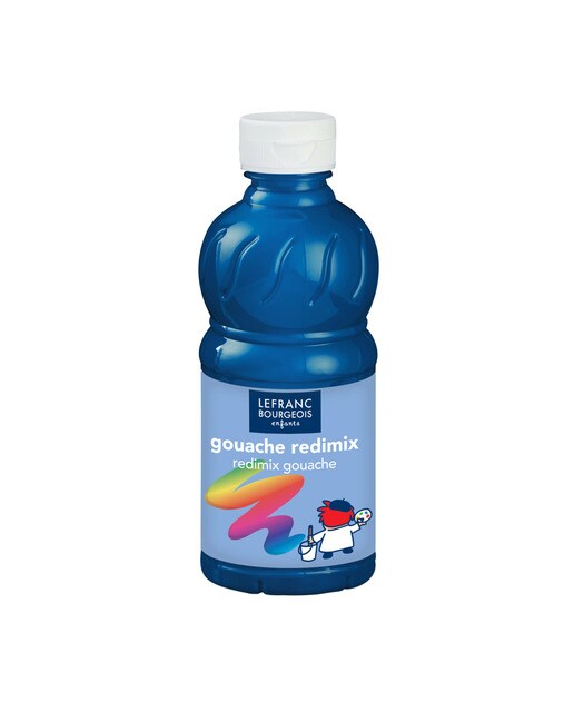 Frasco de guache de 250 ml azul primário 1
