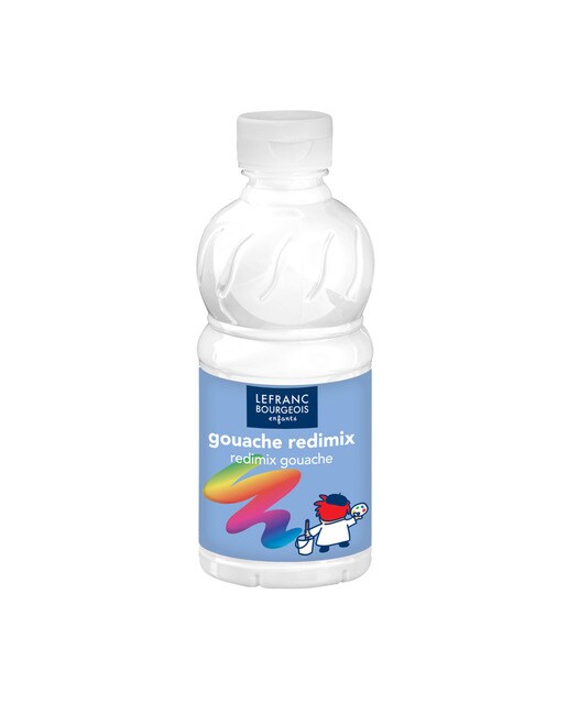Frasco de guache de 250 ml branco 1