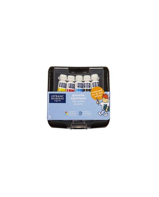 Conjunto de 5 tubos de guache 10 ml Multicolor-1