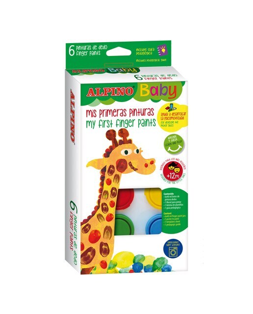 Set de Pintura Dedos Alpino Baby