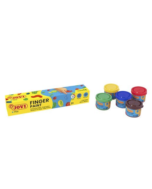 Tinta de Dedos Estojo 5 Frascos 35 ml - Artigo Sortido. Envio realizado de forma aleatória Multicolor-5