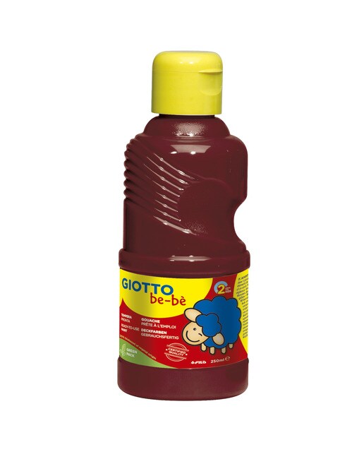 Imagen 0 de Témpera 250ml Giotto Be-Bè, marrón
