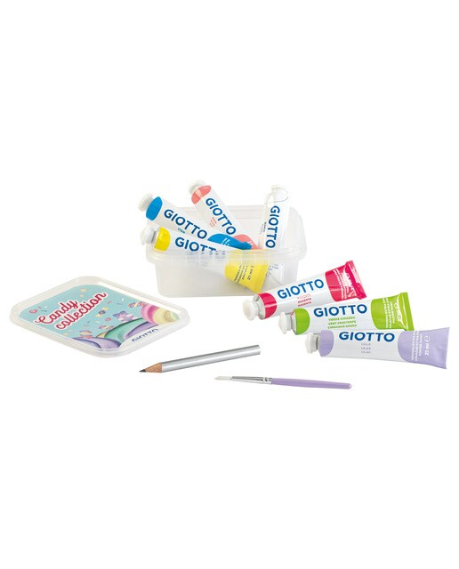 Caja de témperas 21 ml 12 unidades Candy Collection Giotto Multicolor-2