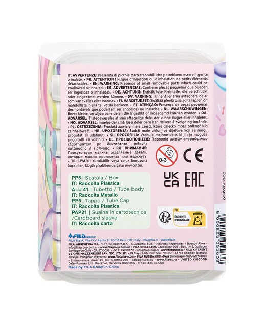 Caja de témperas 21 ml 12 unidades Candy Collection Giotto Multicolor-4
