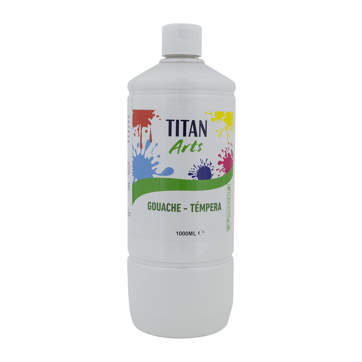 Imagem 0 de Guache Escolar de 1000 ml Titan Creative Branco