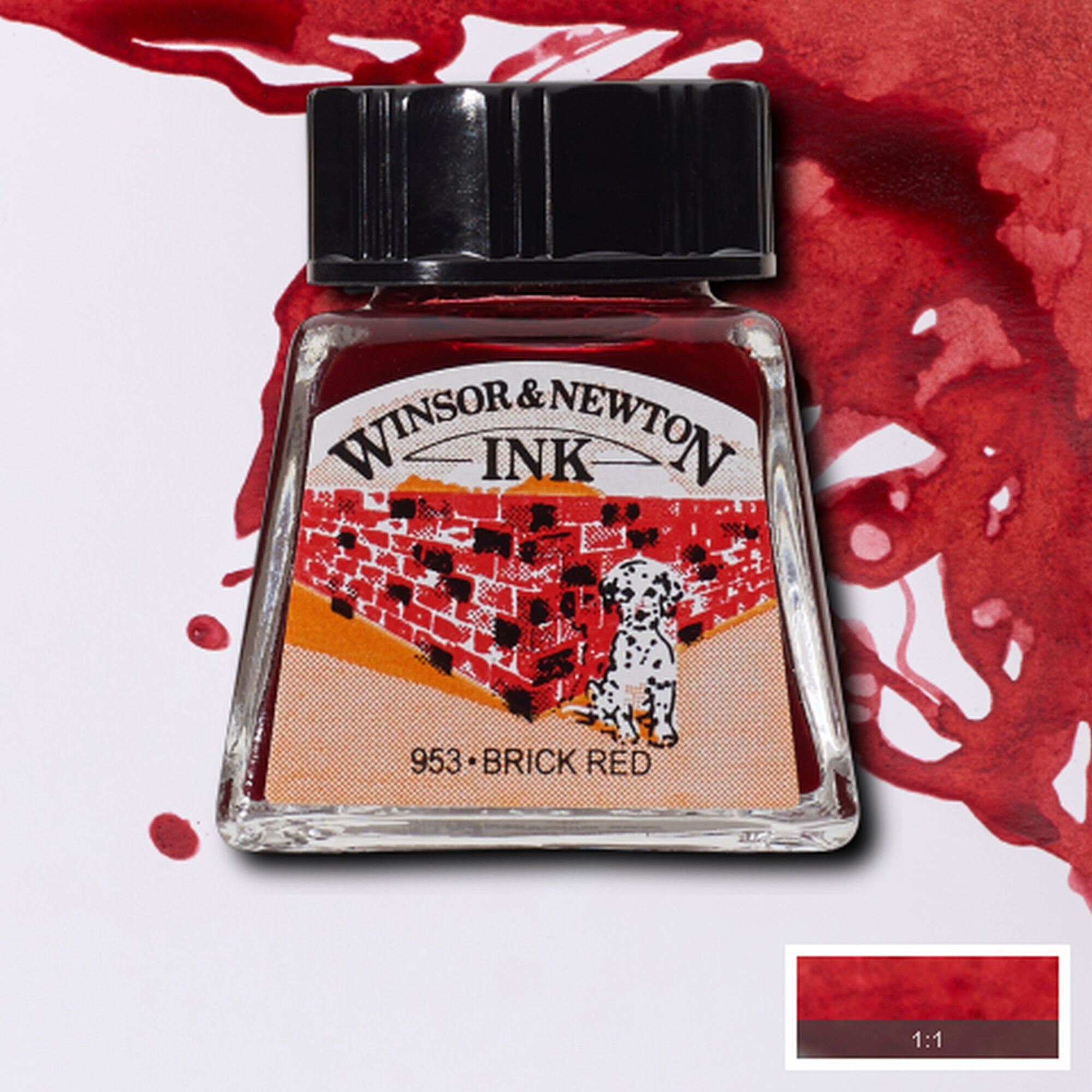 Tinta de Desenho 14 ml - Vermelho Tijolo 2
