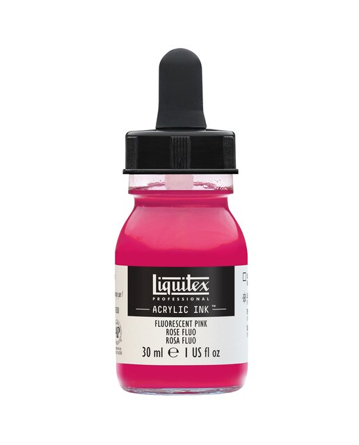 Tinta Acrílica - Rosa-Fluorescente Rosa-1
