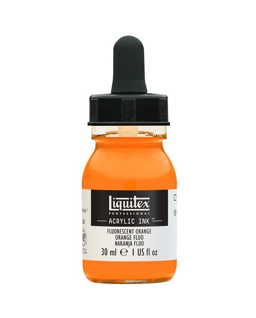 Tinta Acrílica - Laranja-Fluorescente Laranja-1