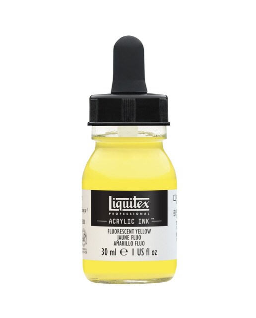 Tinta Acrílica - Amarelo-Fluorescente Amarelo-1