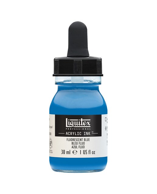 Tinta Acrílica - Azul-Fluorescente Azul-1