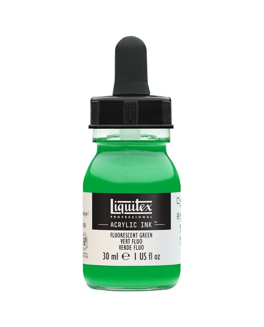 Tinta Acrílica - Verde-Fluorescente Verde-1