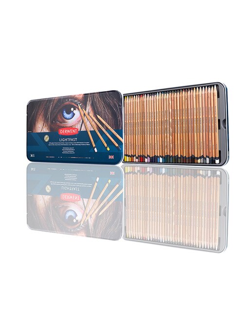 Caixa Metálica de 36 Lápis Lightfast (Resistentes à Luz) 1