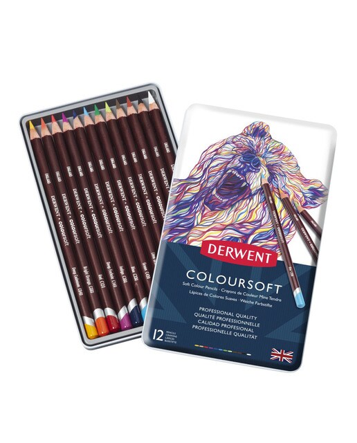 Caixa Metálica de 12 Lápis Coloursoft 1