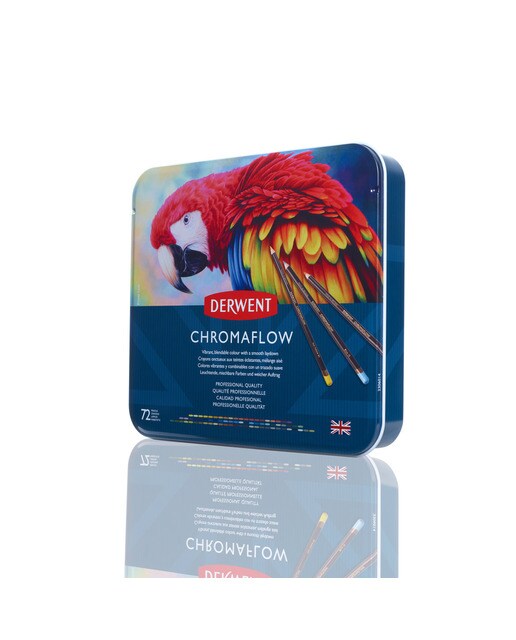 Caixa Metálica de 72 Lápis Chromaflow 2