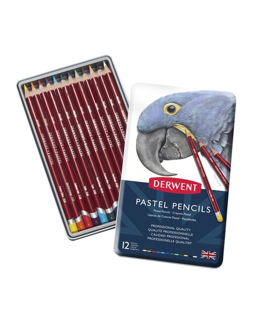 Caixa Metálica de 12 Lápis - Pastel 1