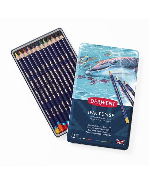 Caixa Metálica de 12 Lápis Inktense 1