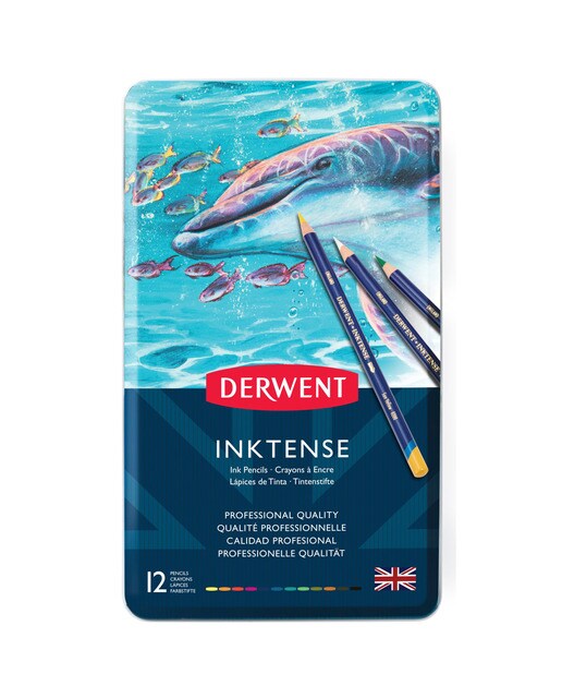 Caixa Metálica de 12 Lápis Inktense 2